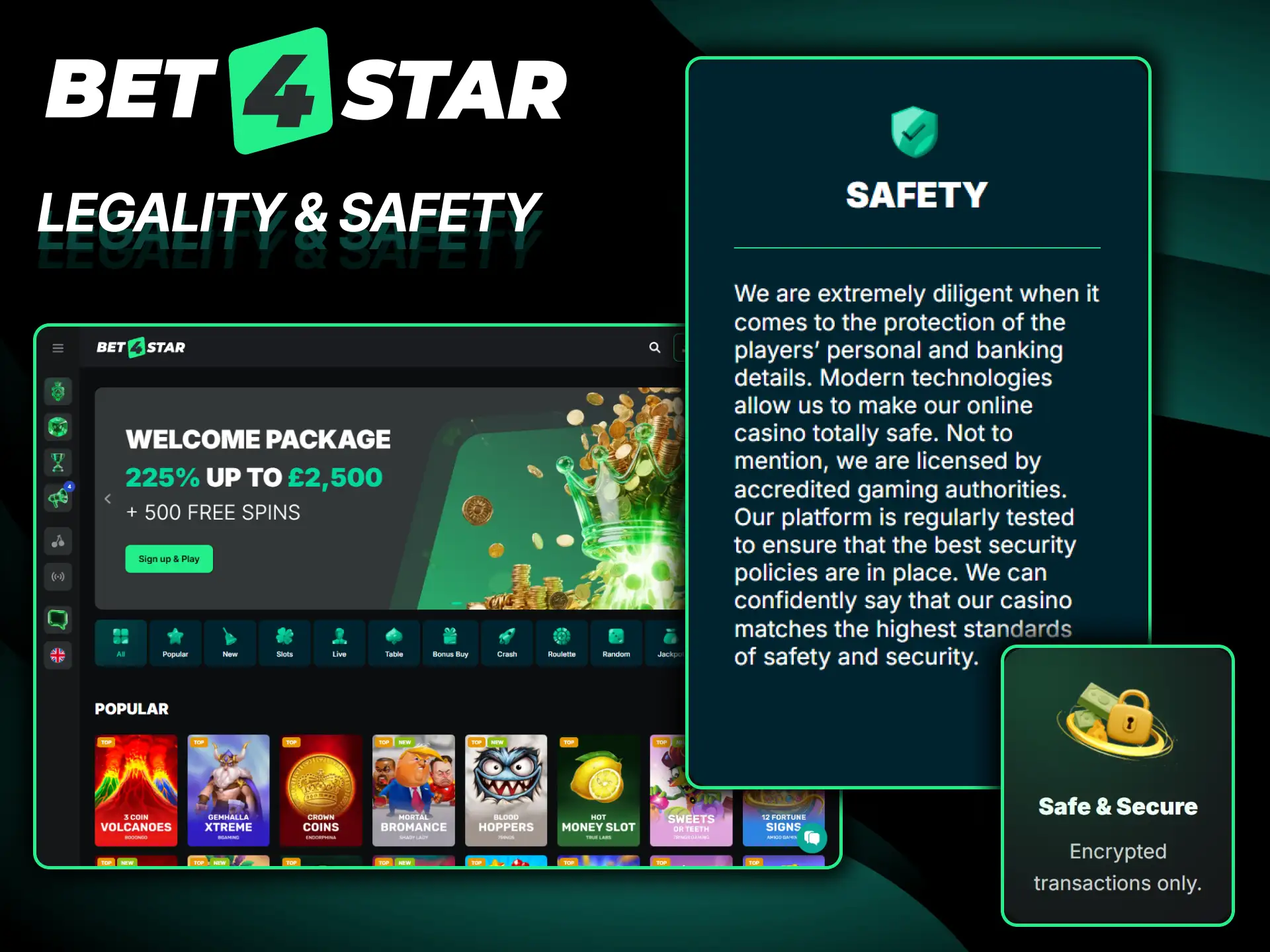 Read about Bet4Star legality and safety regulations in the United Kingdom.